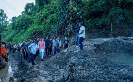 Northeast floods 2025: Scindia reviews crisis, Chouhan & Rijiju visit Arunachal
