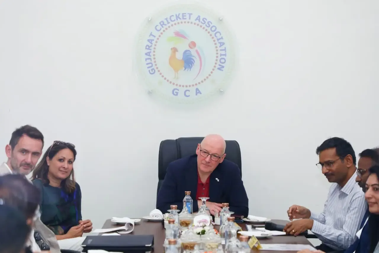Scotland FM John Swinney visits Sabarmati Ashram, holds Gujarat education talks