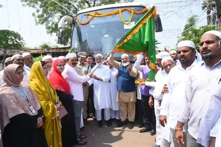 Final Group of Haj Pilgrims Depart from Vijayawada for Saudi Arabia