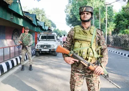 Why is security heightened around the civil secretariat in Jammu?