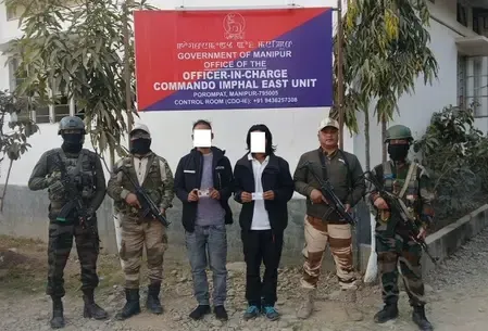 What Led to the Arrest of Five Militants and Recovery of Explosives in Manipur?