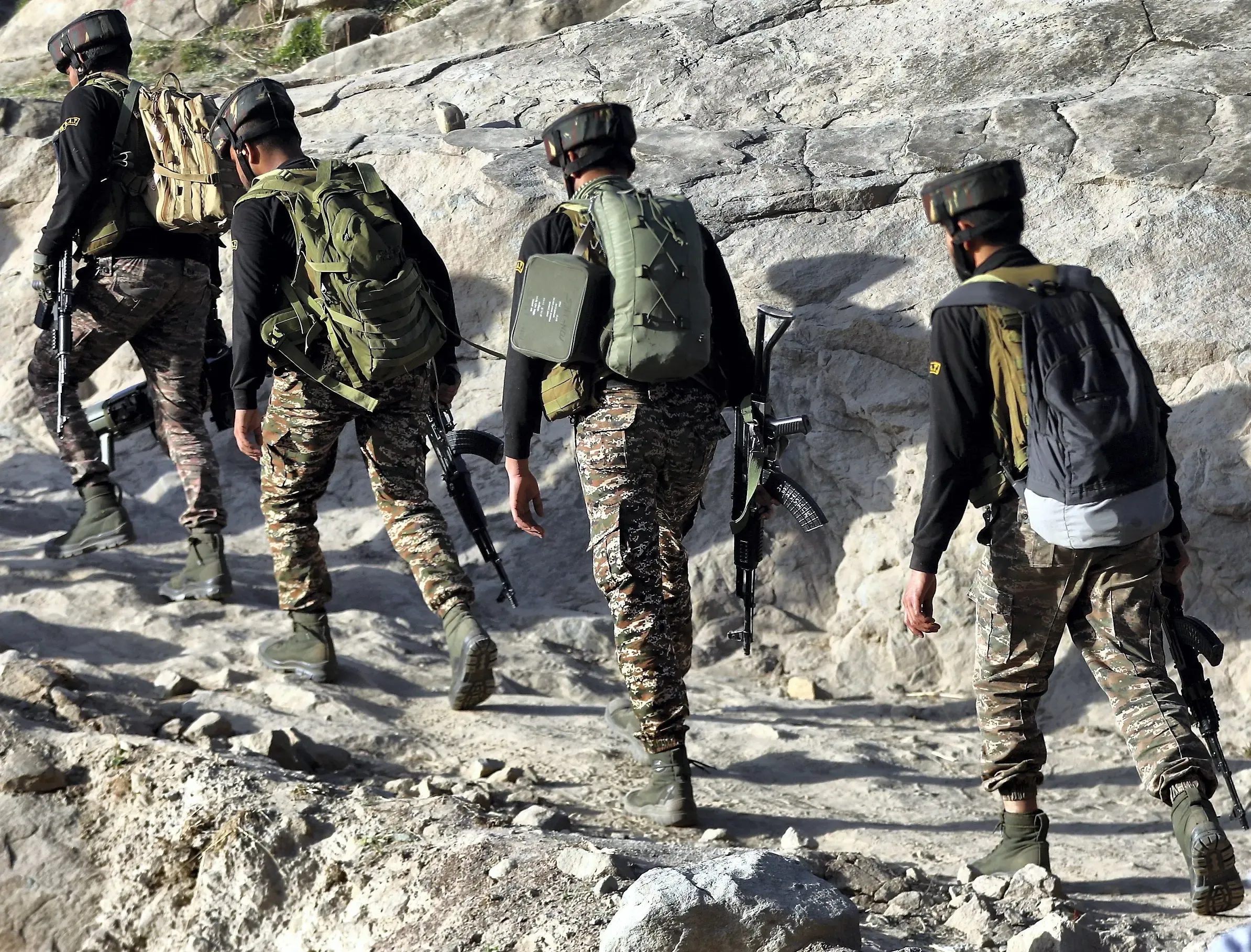 Security Forces Secure Area in Kathua, J&K Following Suspected Terrorist Activity