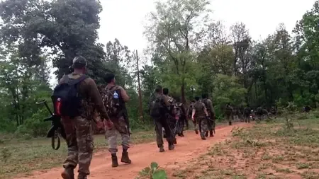 What Actions Are Security Forces Taking Against Maoists in Abujhmad?