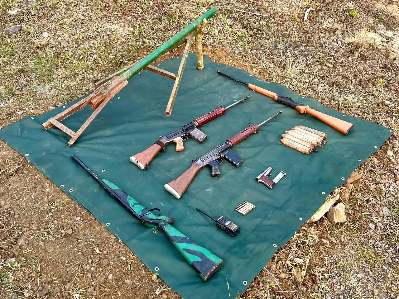 Security Forces Conduct Raids, Seize Arms in Manipur