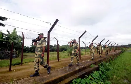 Why is security heightened at the Indo-Nepal border in Bengal?