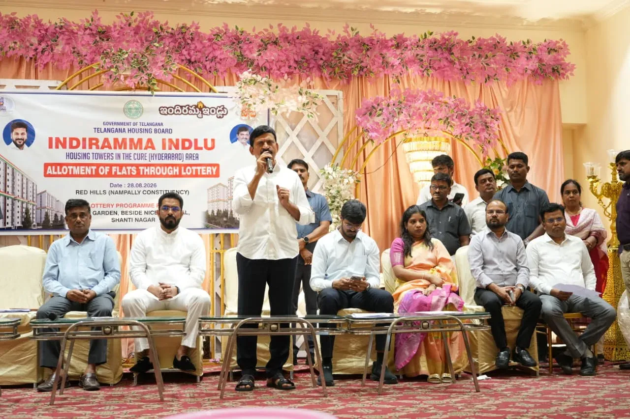 Indiramma Towers: 8,000 flats across 16 Hyderabad constituencies via lucky draw