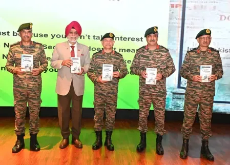 क्या सेना प्रमुख ने ऑपरेशन सिंदूर और वैश्विक सुरक्षा पर पुस्तक का विमोचन किया?