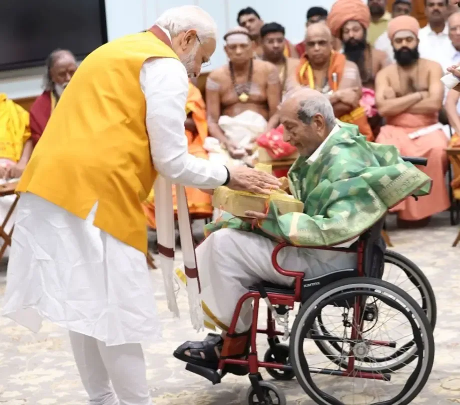 सेंगोल शिल्पकार वुम्मिदी एथिराजुलु का निधन, PM मोदी ने एक्स पर जताया गहरा दुख