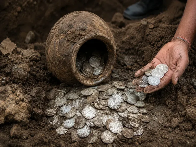 British-era silver coins unearthed in Damoh during house excavation, probe launched