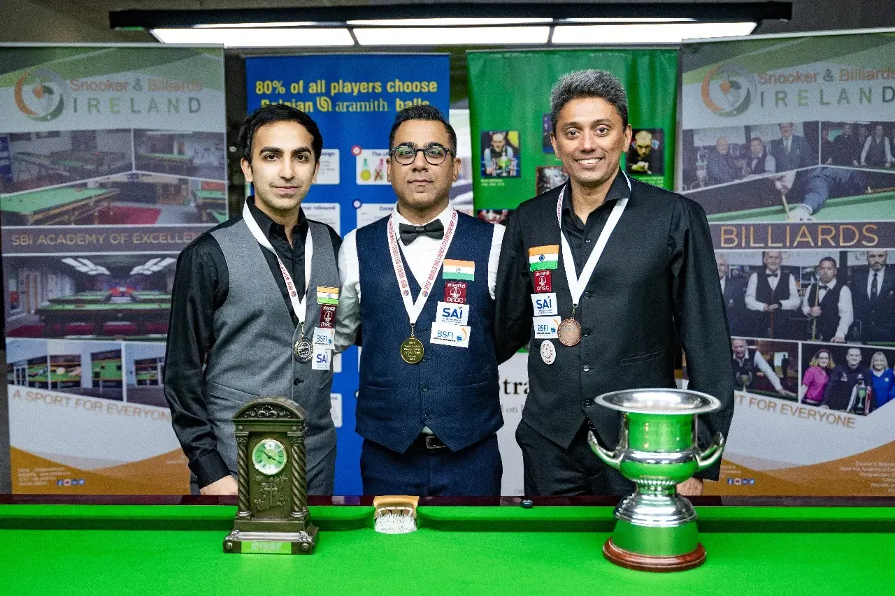 Remarkable Sourav Kothari Triumphs Over Pankaj Advani to Claim IBSF World Billiards Championship