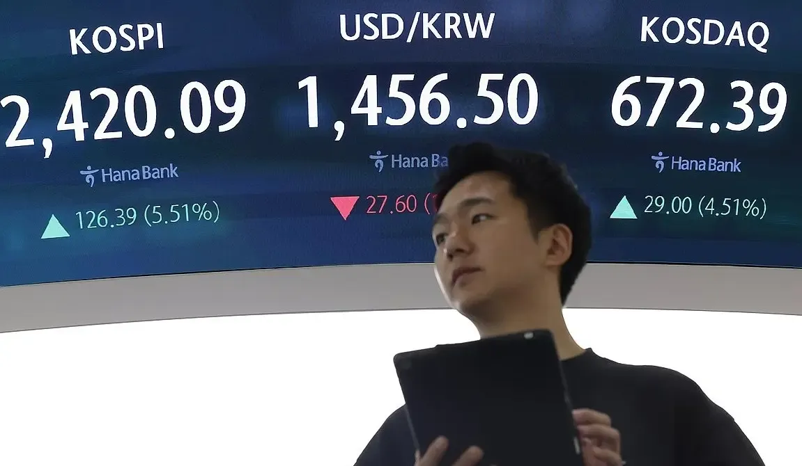 Seoul Stocks Surge on US Tariff Suspension; Won Rises