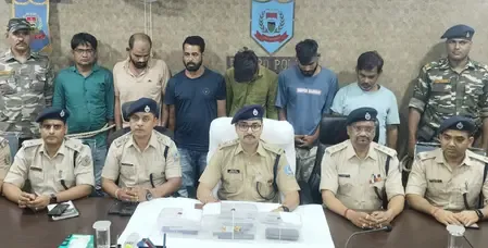 Seven Members of Aman Sahu and Prince Khan Gangs Arrested in Bokaro; Key Leader Injured in Police Clash