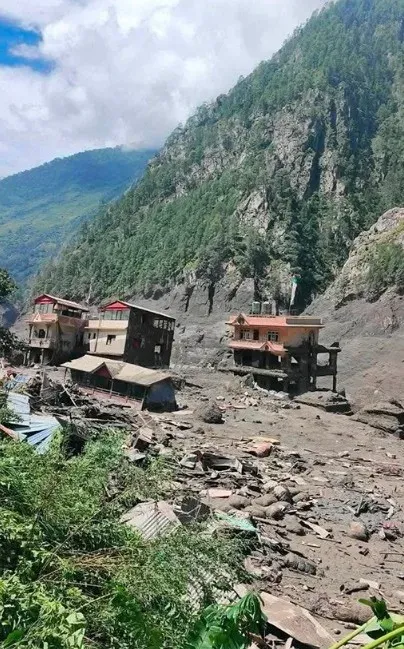 Nepal flash floods kill 7, over 50 missing in Rasuwa; 14 choppers deployed