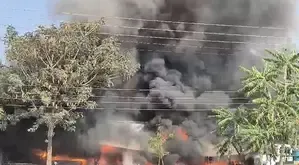Massive Blaze Destroys Numerous Garment Stores in Historic Hyderabad