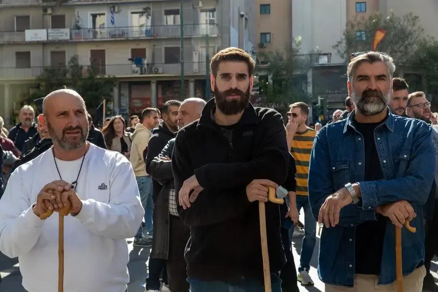 What caused the extensive damage on Greece's northeast islands?