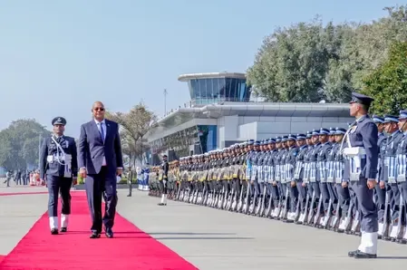 Did Seychelles President Patrick Herminie Just Arrive in New Delhi?