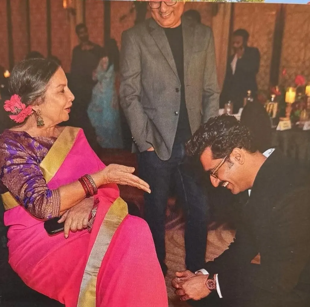 Shabana Azmi posts throwback with Vicky Kaushal blushing, asks 'What was I saying?'