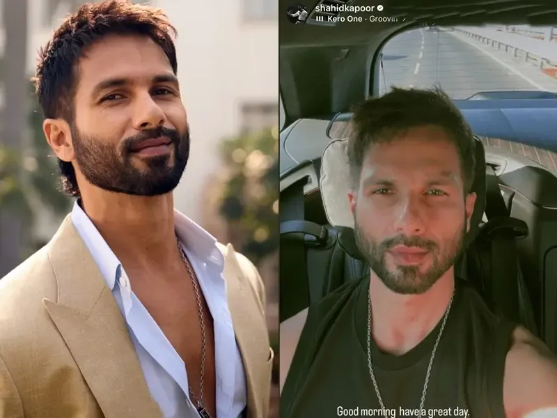 Shahid Kapoor Shares Stylish Morning Selfie