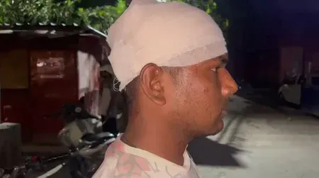 शराब पीने के दौरान हुआ विवाद, युवक पर उसके दोस्त ने बीयर की बोतल से किया हमला