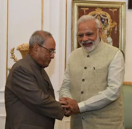 Pranab Mukherjee called Modi India's first directly elected PM: Sharmistha