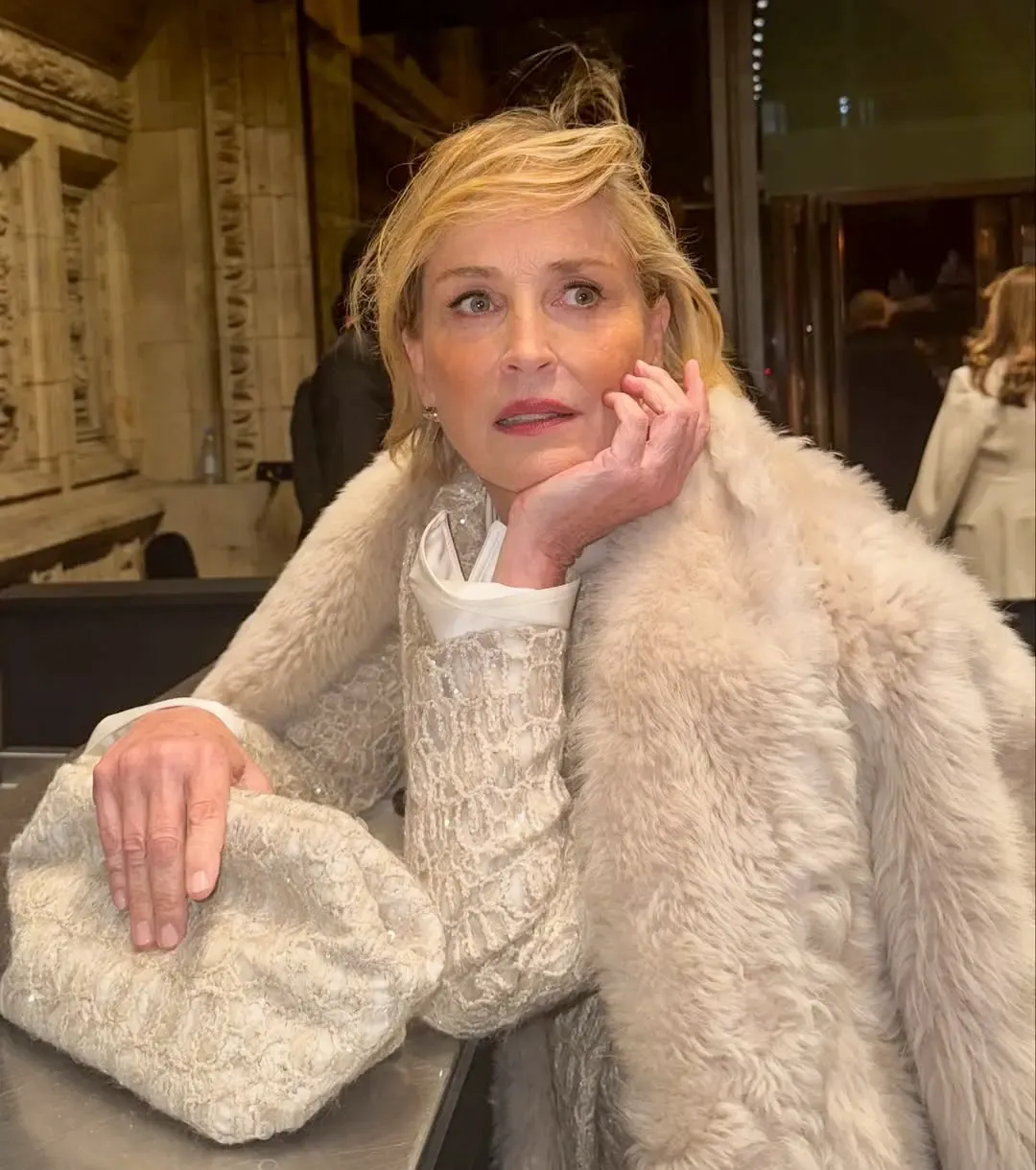 What Spooky Inspiration Drives Sharon Stone's Art?
