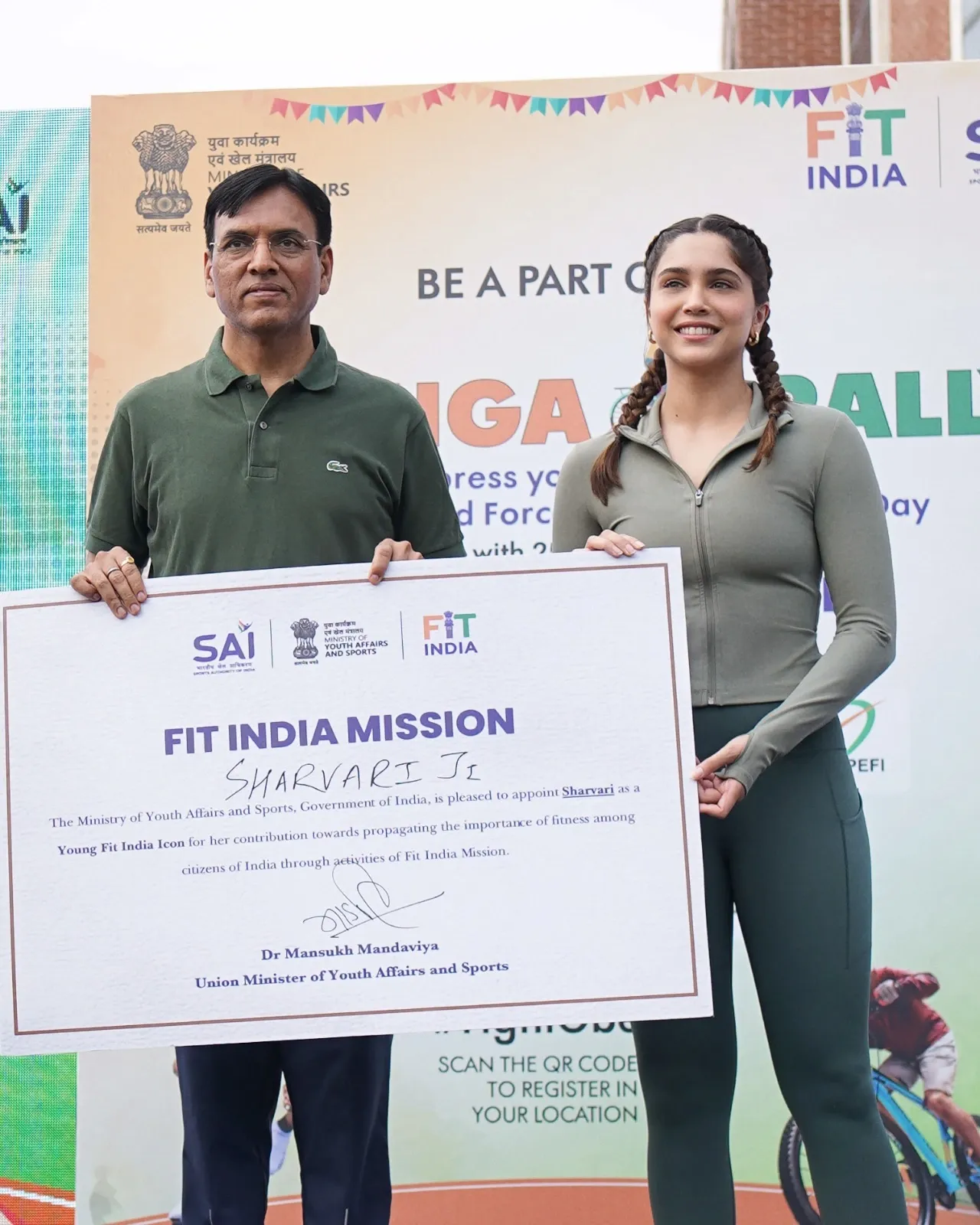 Is Sharvari the New Young Fit India Icon?