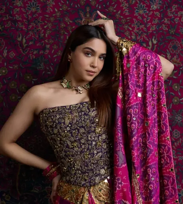 Sharvari wears mother's heirloom Patola saree for 'Yeh Prem Mol Liya' promotions