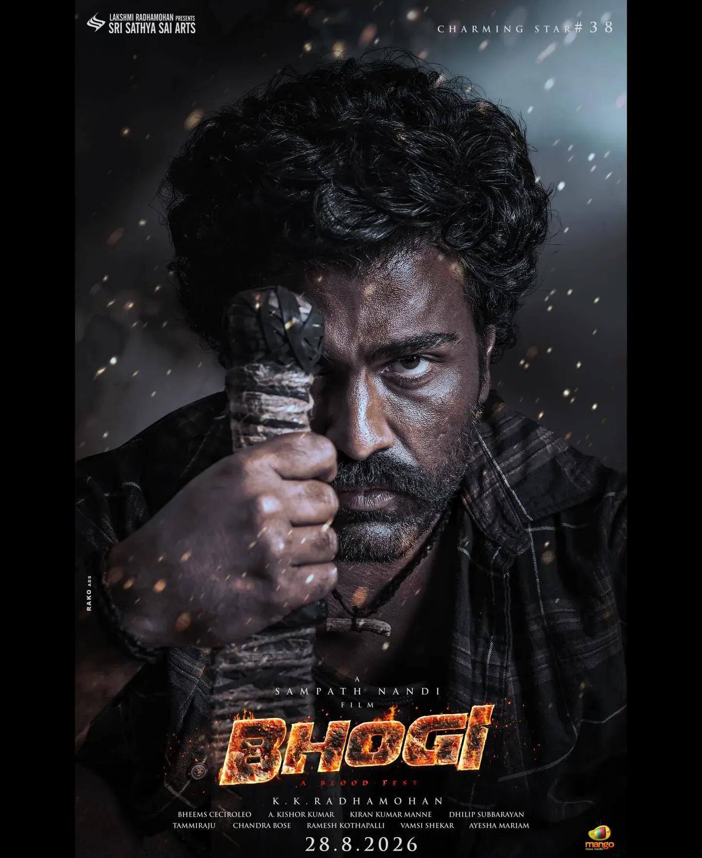 Bhogi director Sampath Nandi salutes junior artistes braving fire on set