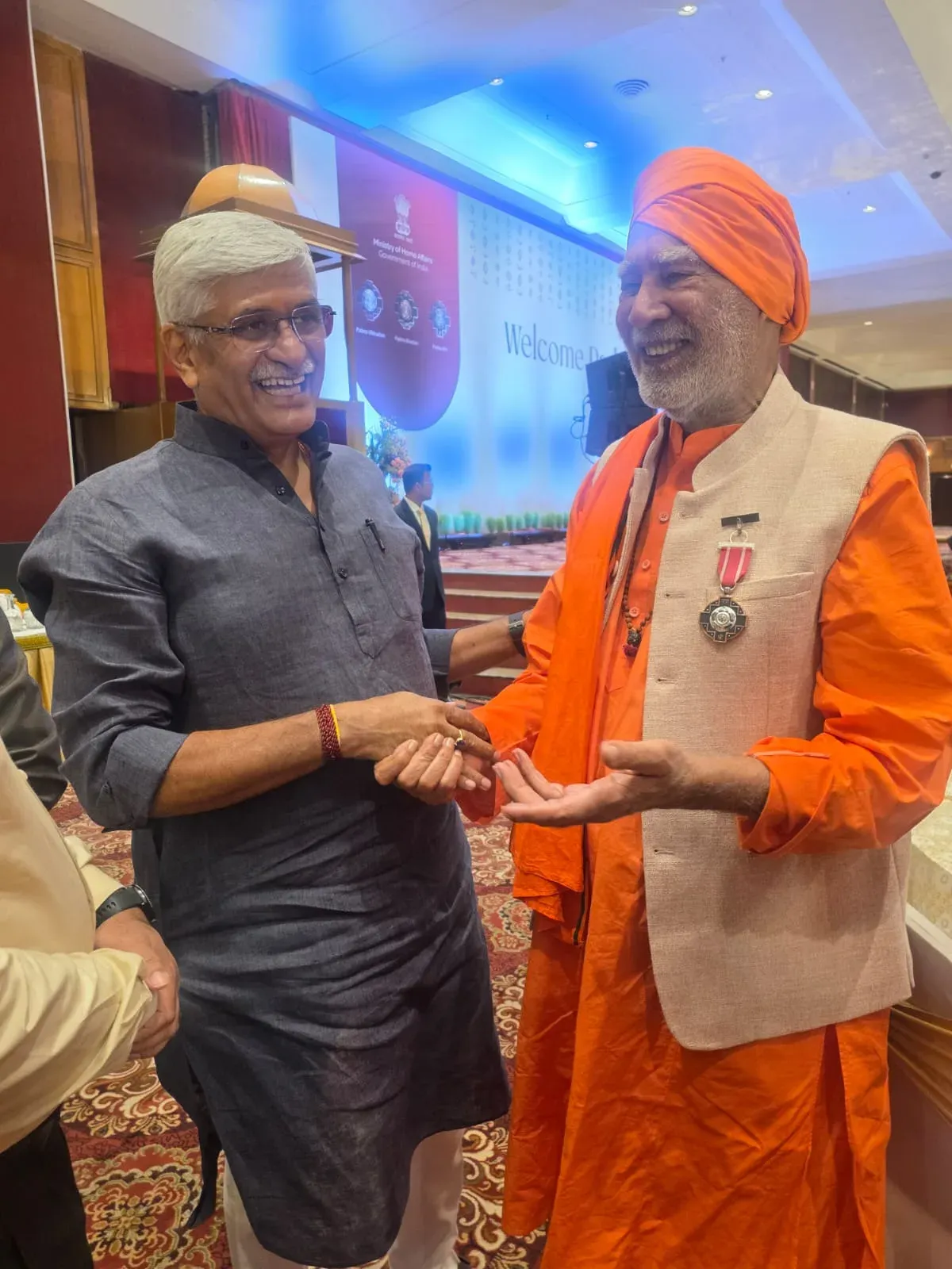 Shekhawat attends Amit Shah's dinner for 2026 Padma awardees
