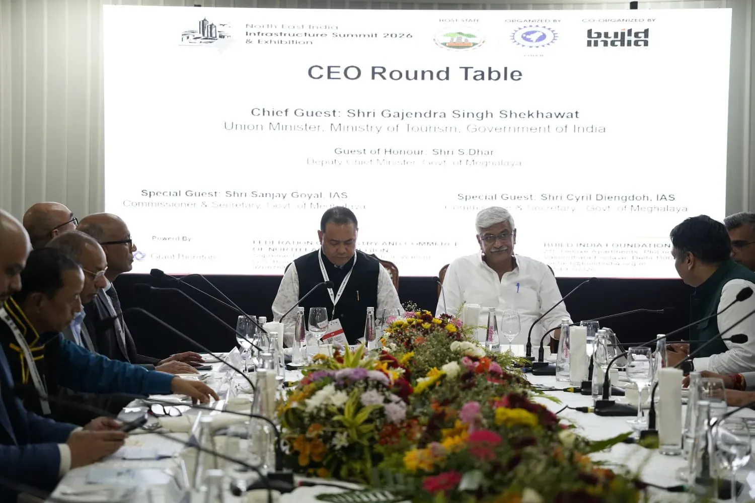 Shekhawat attends CEO Roundtable on tourism at summit sidelines