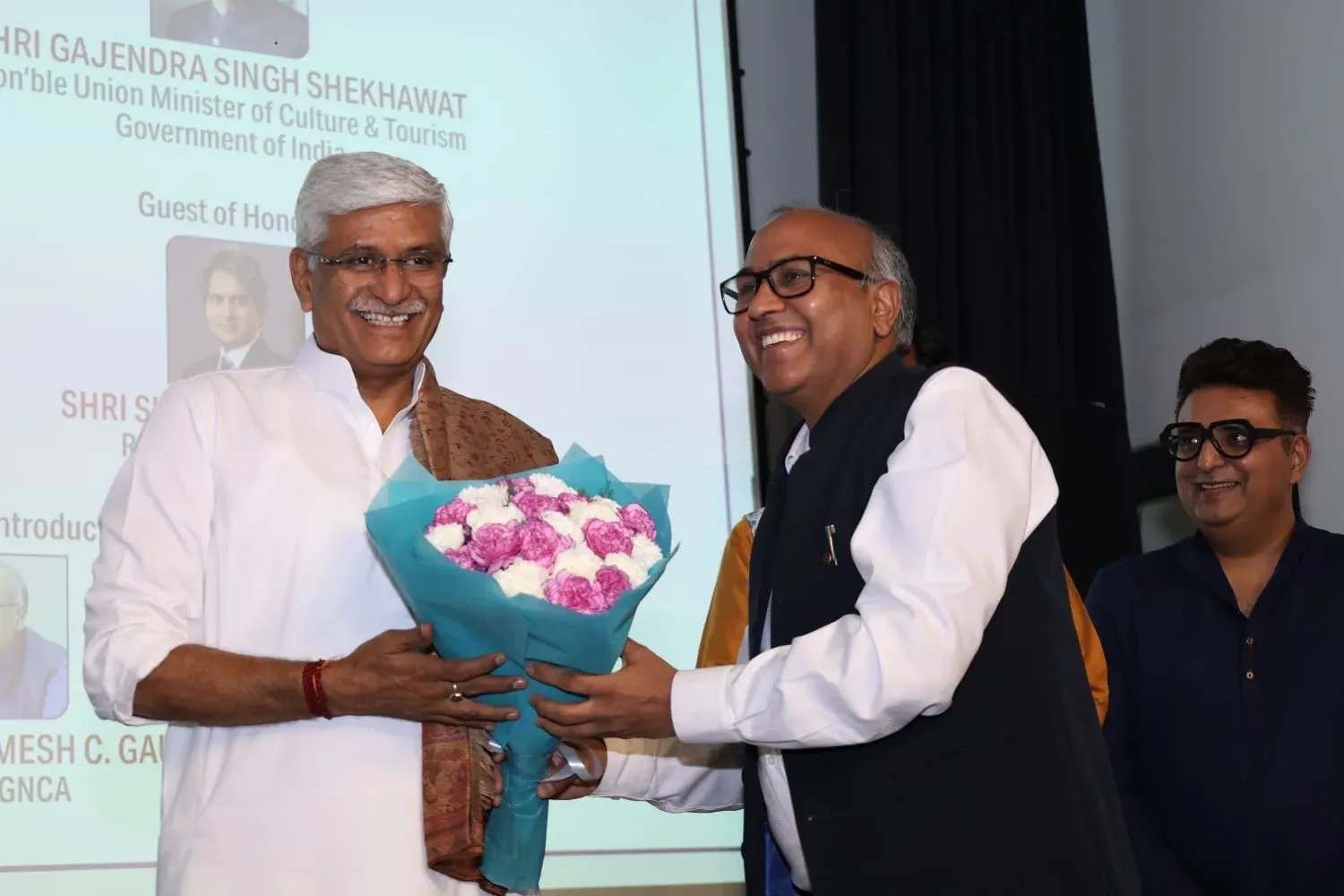 Shekhawat attends launch of 'Naxal Terror Vanquished' at IGNCA