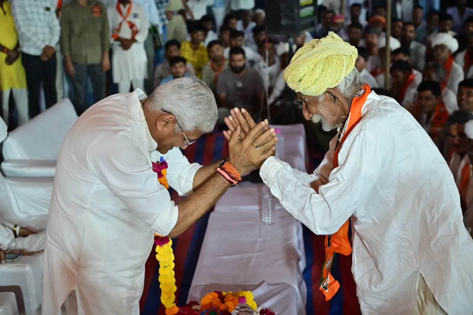 Shekhawat campaigns for BJP in Rajasthan Panchayat polls
