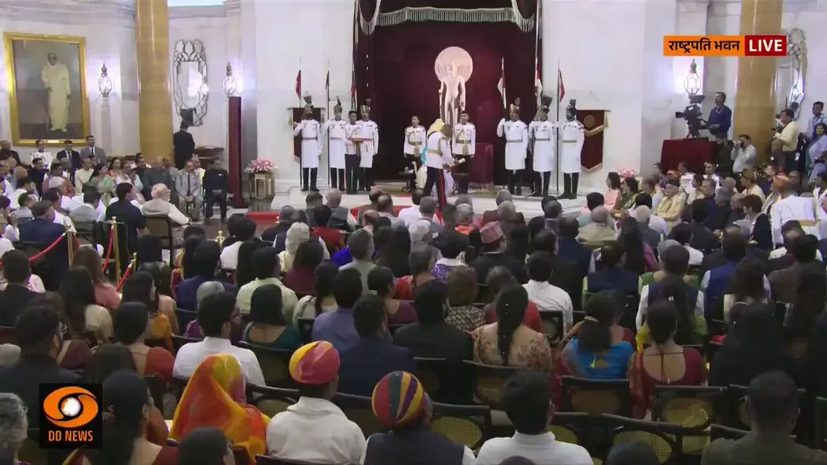 Shekhawat Congratulates Swami Brahmadev Ji on Padma Shri 2026