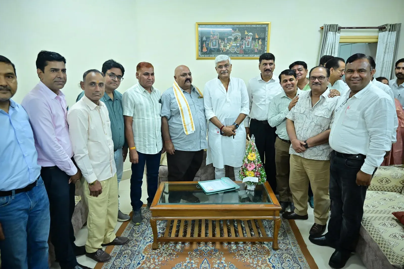 Shekhawat Holds Jan Sunwai at Jodhpur Circuit House