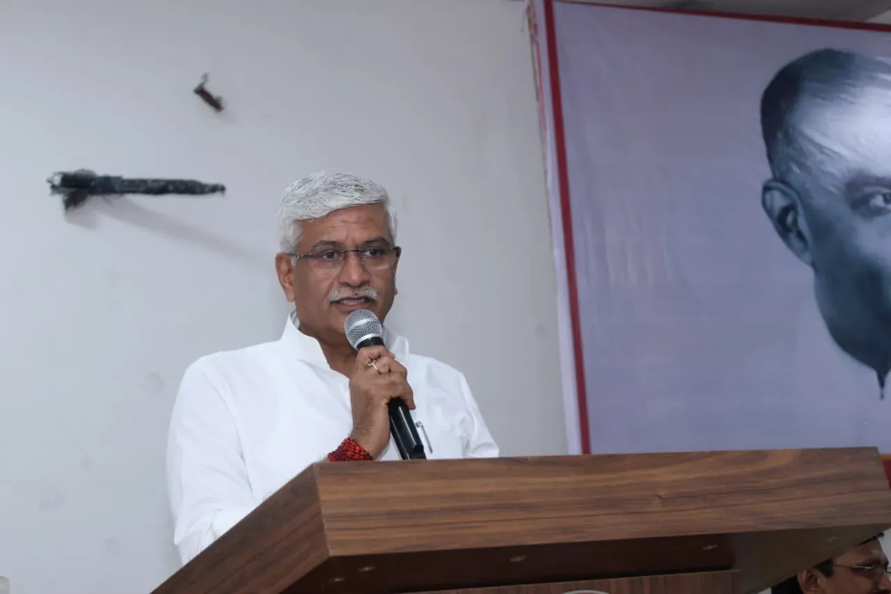 Shekhawat Honours Shyama Prasad Mukherjee at Bharatpur