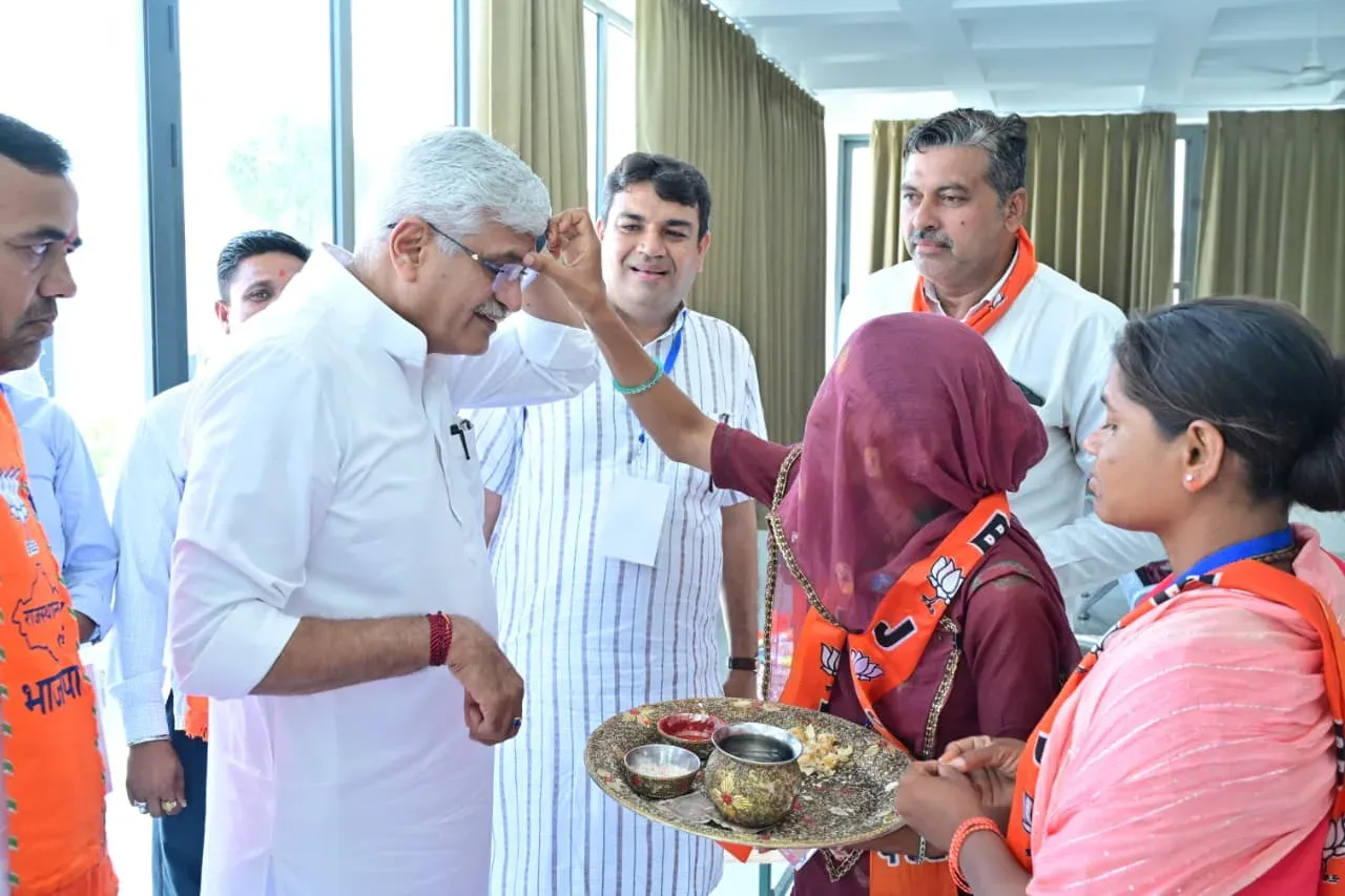 Shekhawat joins BJP cadre training camp in Pali on Modi's 12th year