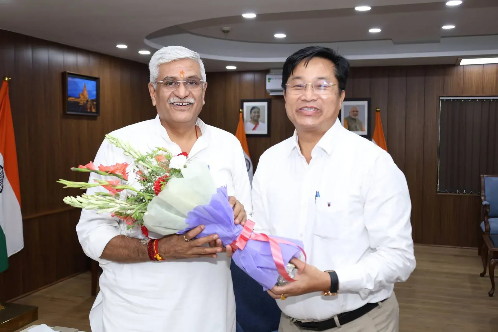 Shekhawat meets Manipur Tourism Minister in New Delhi