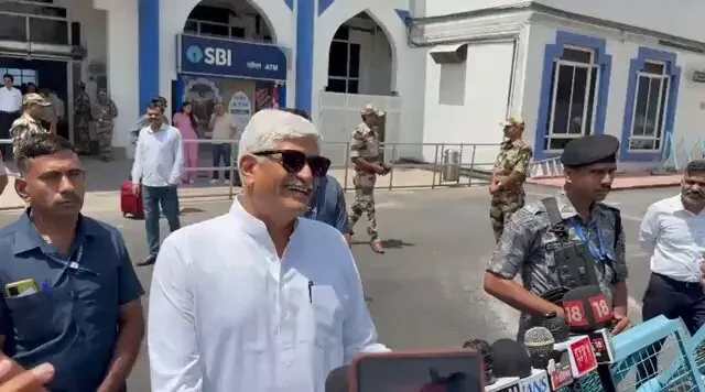 Shekhawat Meets Media During Jodhpur Constituency Visit