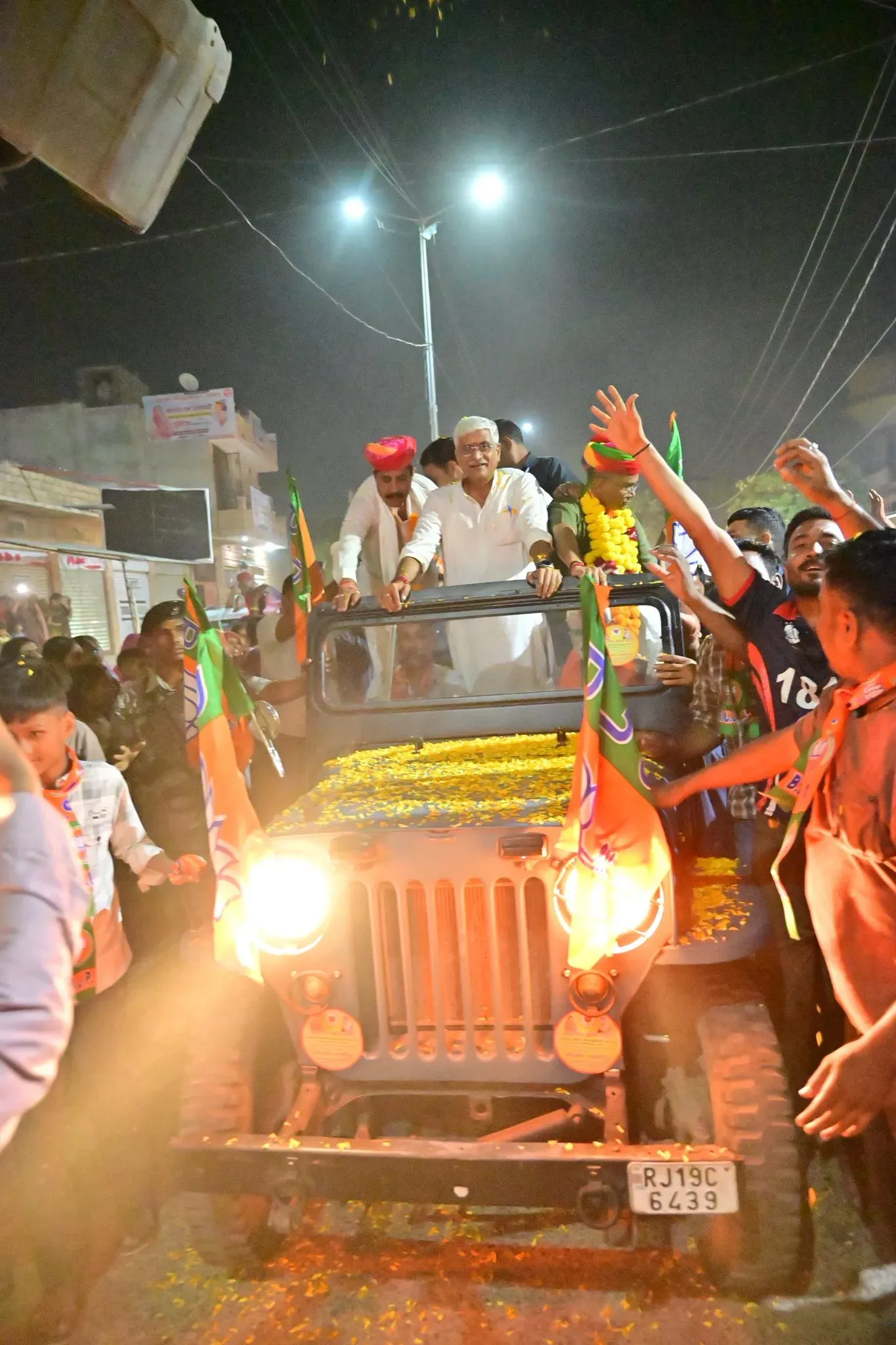 Shekhawat rallies for BJP in Jodhpur's Luni ahead of Panchayat polls