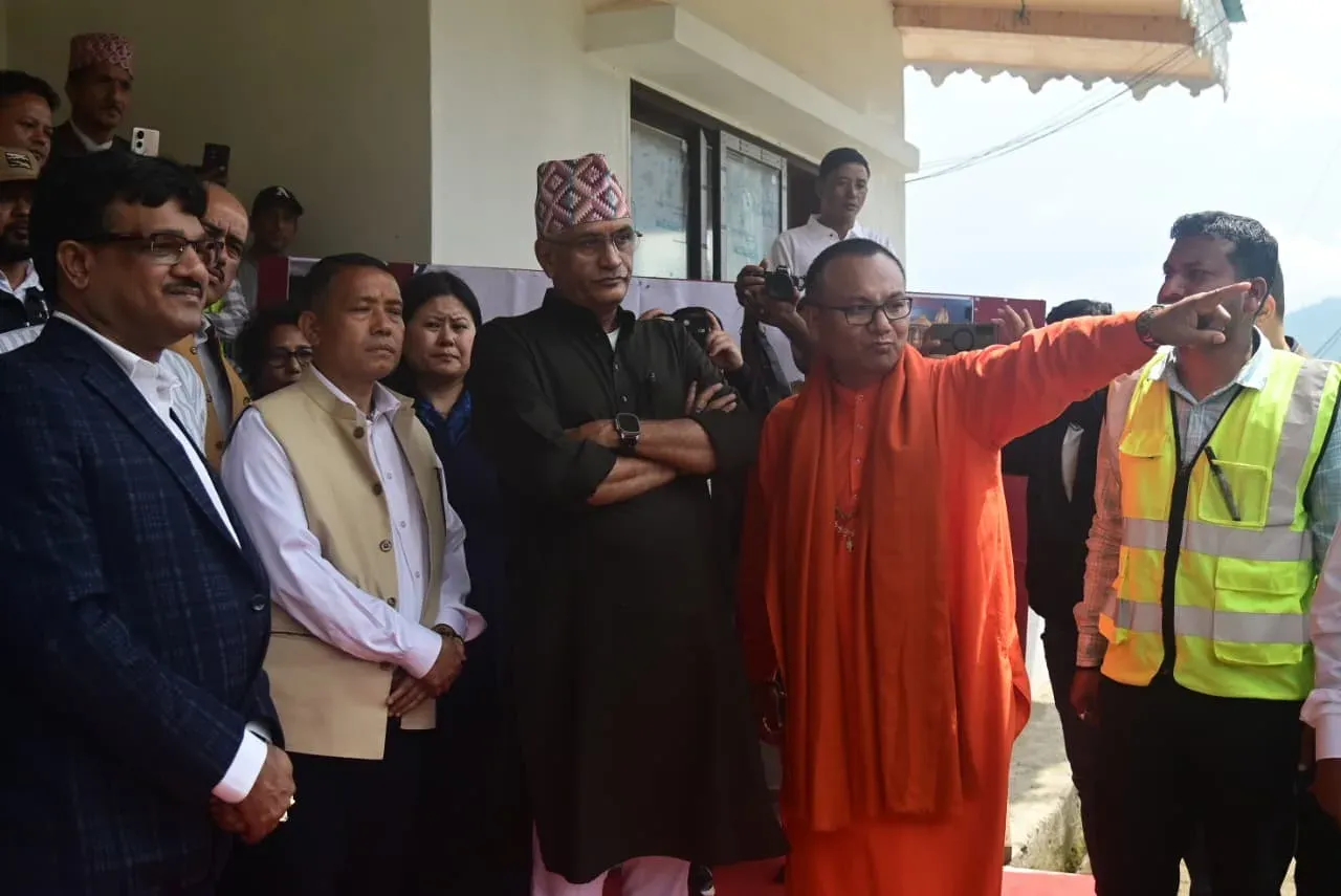 Shekhawat Reviews Development Projects in Soreng, Sikkim