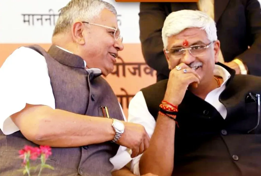Shekhawat Wishes BJP MP P.P. Chaudhary on Birthday