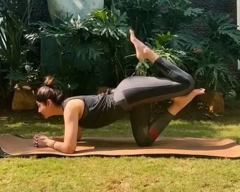 How Does Shilpa Shetty Believe Vyaghrasana Enhances Balance and Strength?
