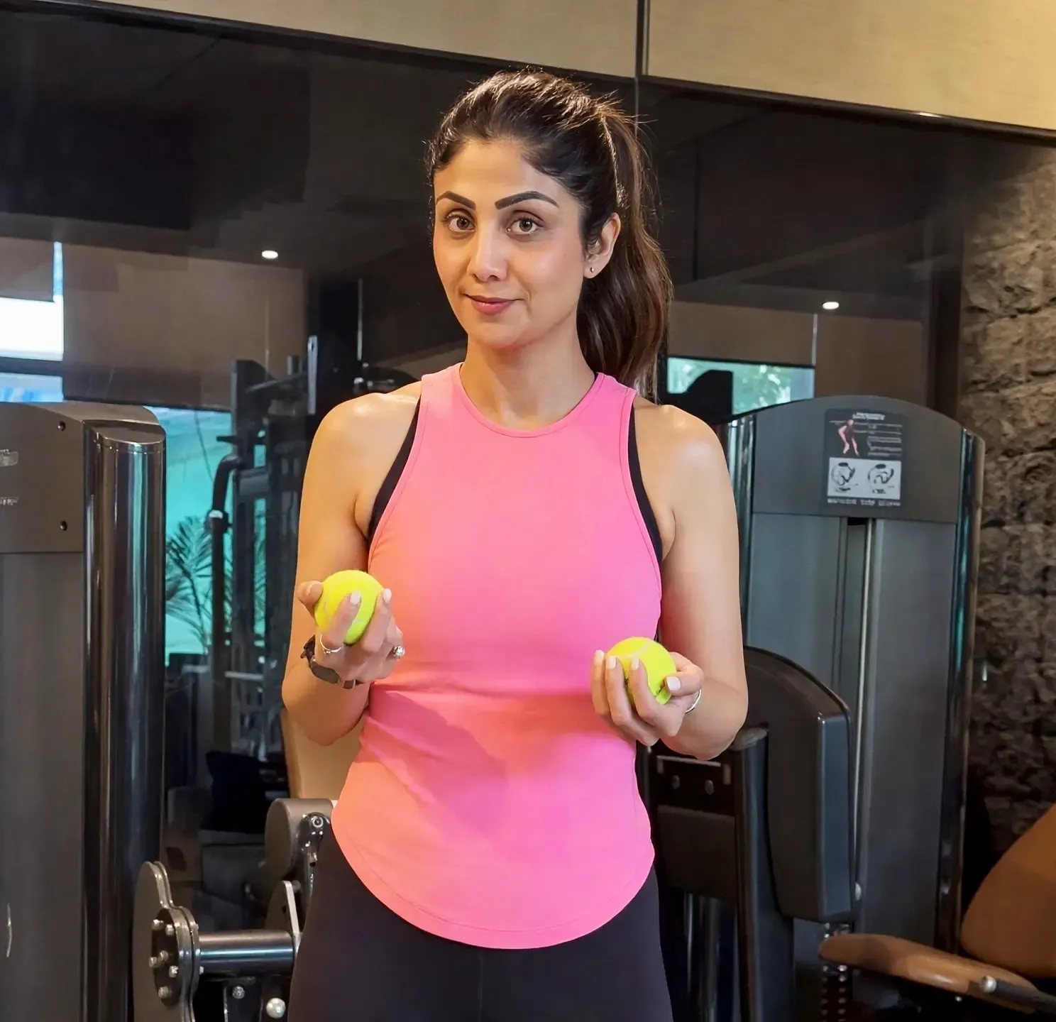 Shilpa Shetty's Monday motivation: ball exercises for focus and coordination
