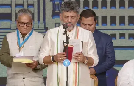 DK Shivakumar sworn in as Karnataka's 25th Chief Minister in Bengaluru