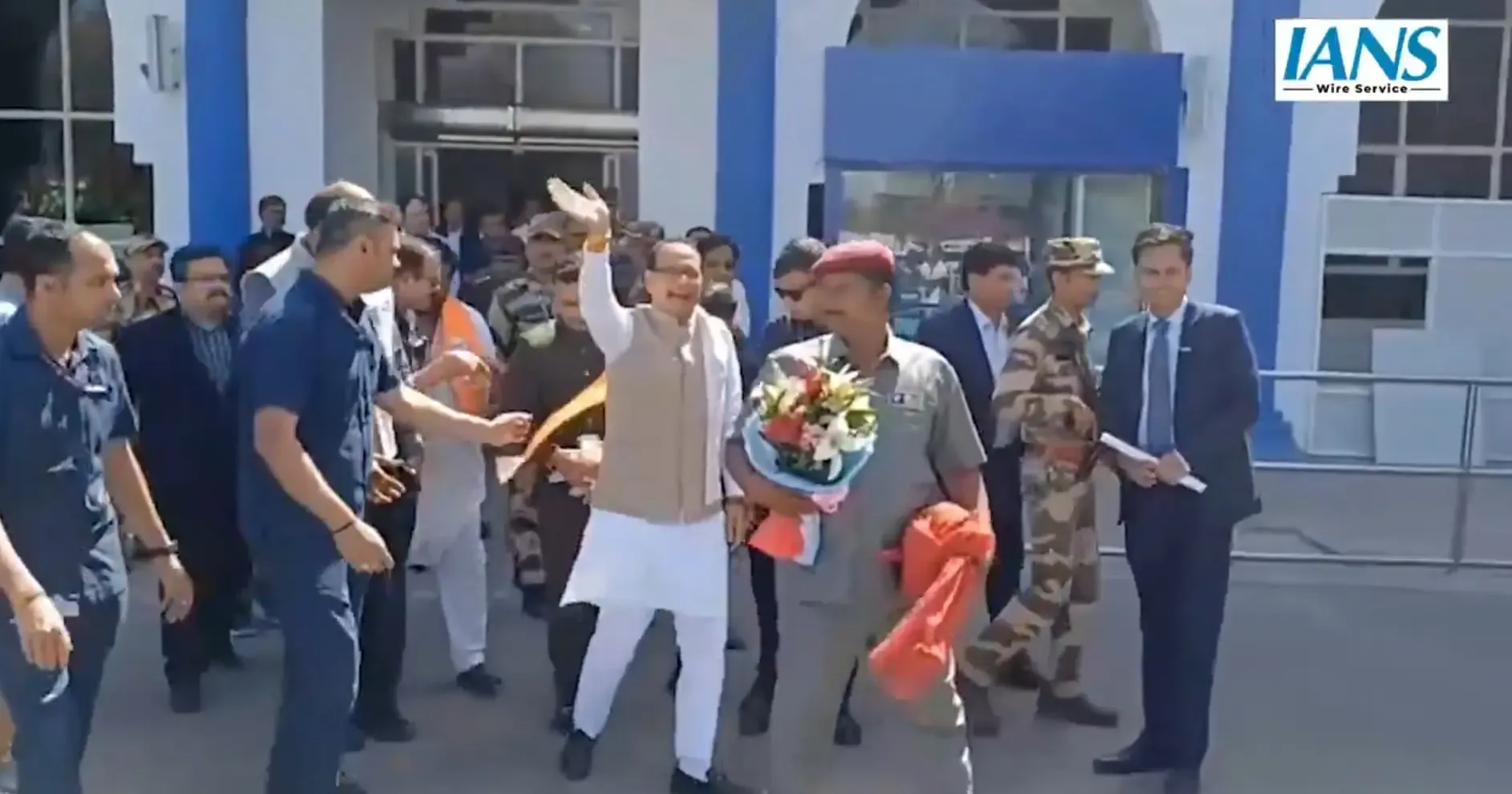 Shivraj Singh Chauhan and Family Arrive in Jodhpur for Son's Wedding