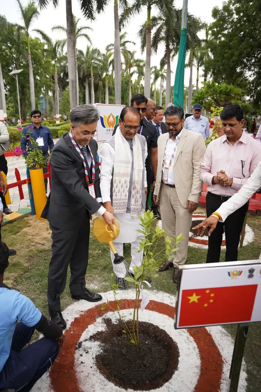Shivraj Singh Chouhan leads BRICS plantation drive, Indore Declaration due