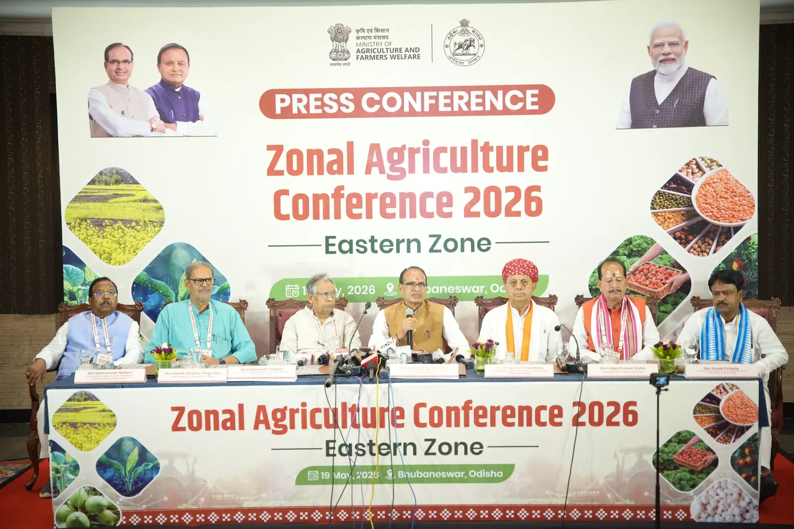 Shivraj Singh Chouhan pushes Eastern states on pulses, oilseeds at Kharif Zonal Meet