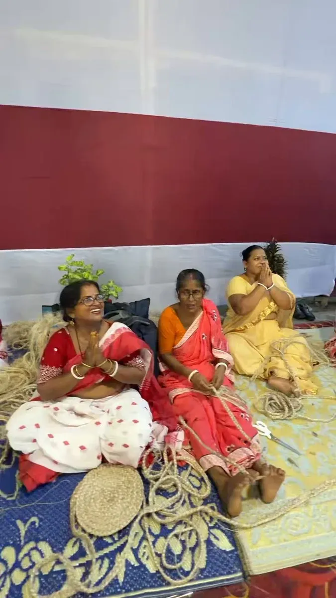 Shivraj visits ICAR-CRIJAF, meets jute SHG women in Kolkata