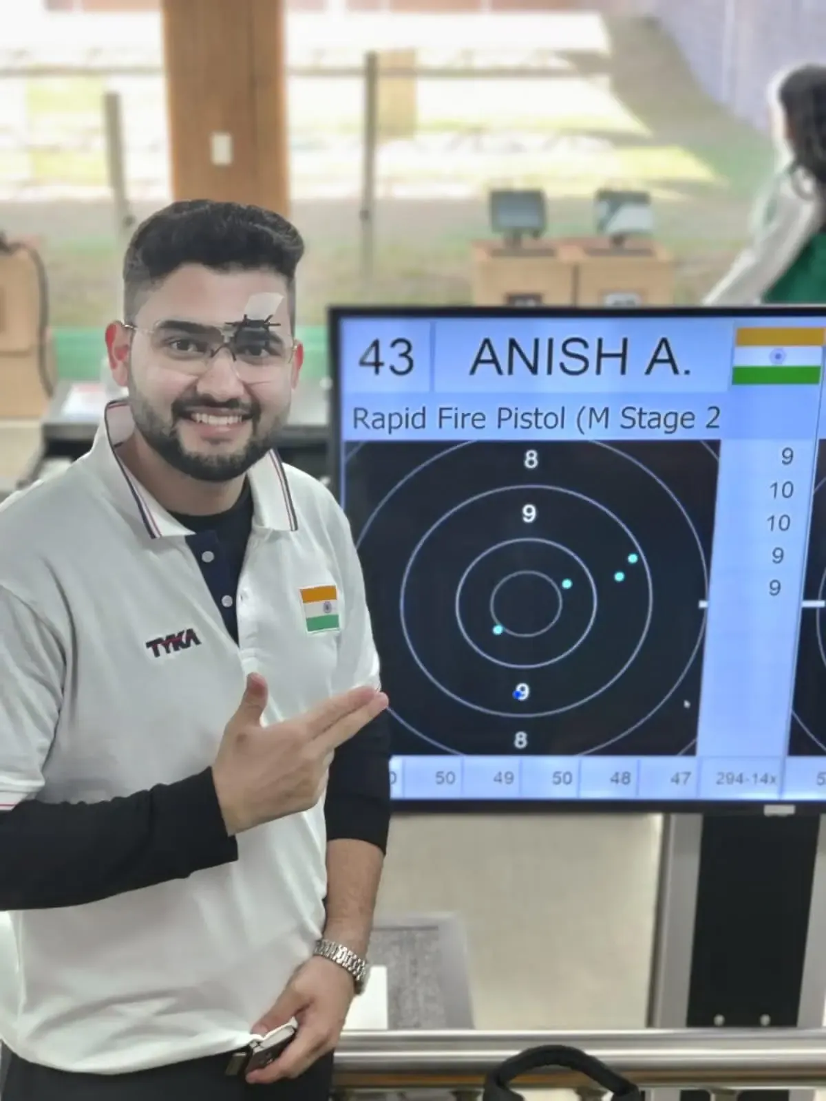 Shooting World Cup in Lima: Anish Bhanwala Falls Short of Final by Two Points
