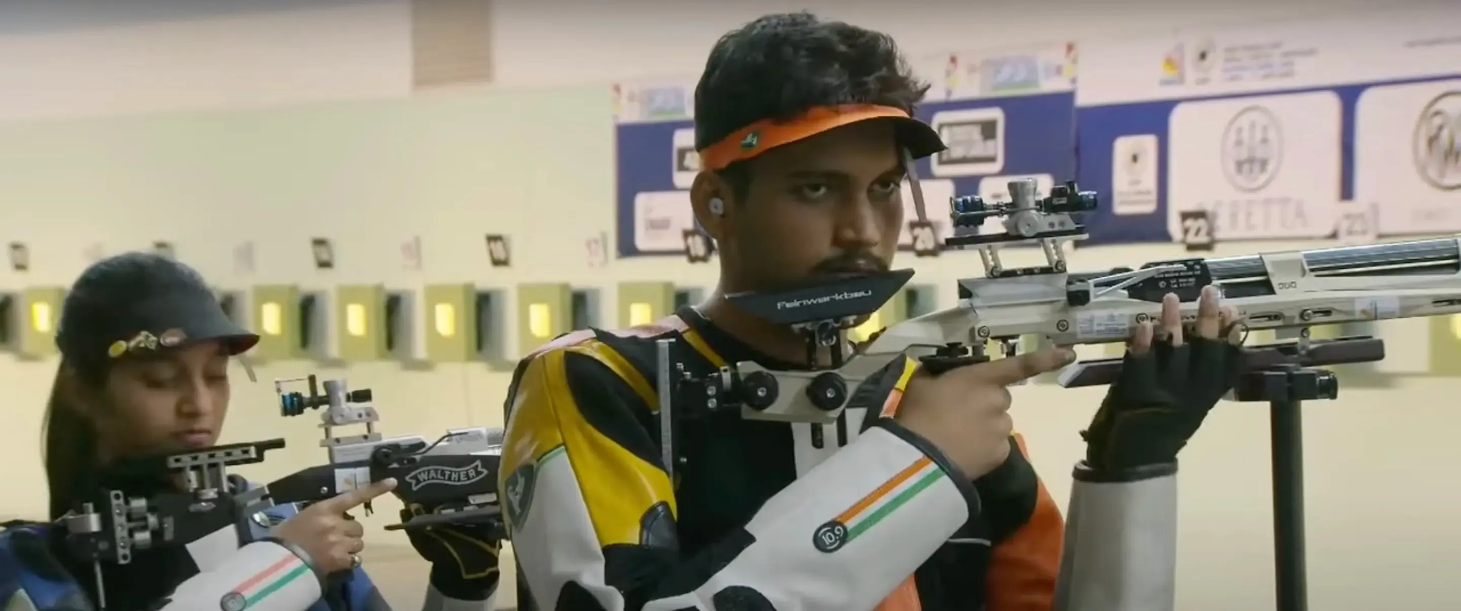 Shooting World Cup: Rudrankksh Patil and Arya Borse Secure Silver in Air Rifle Mixed Team Event